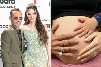 Marc Anthony y Nadia Ferreira anuncian la espera de su segundo hijo