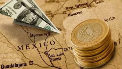Remesas a México caen tras 11 años de crecimiento continuo