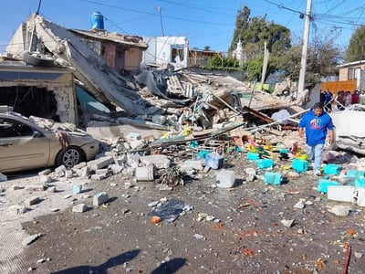 Explosión por gas LP deja 12 heridos en vivienda de Coacalco, Edomex