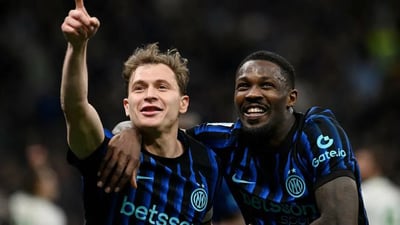 Inter da paso de gigante hacia el título; Lautaro y Thuram lideran goleada sobre Roma