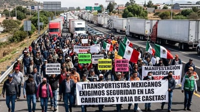 Bloqueos de transportistas no impactan aún región Centro de Coahuila