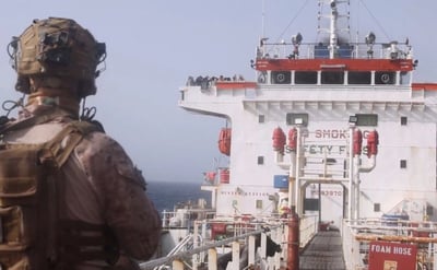 EU aborda petrolero iraní en el Golfo de Omán por posible bloqueo