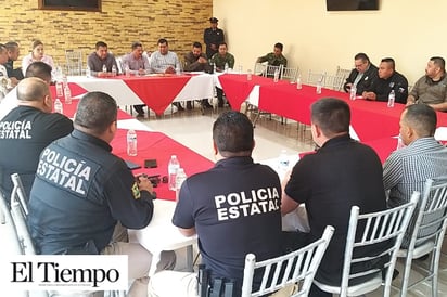 Celebran reunión de seguridad