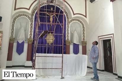 Sin fe la iglesia católica  por pandemia Covid-19