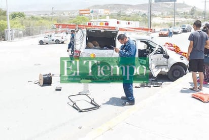 A punto de morir en fuerte accidente