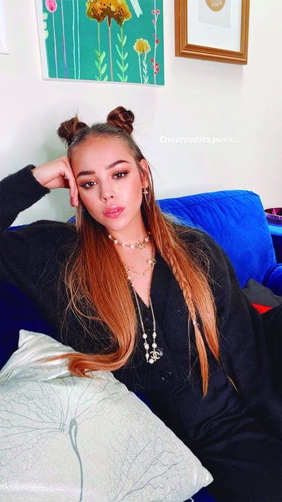 Danna Paola luce collar costoso en instagram