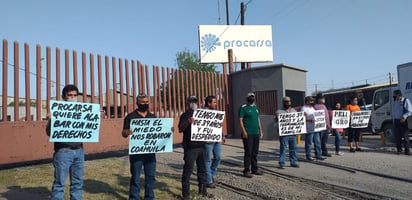 Ex obreros de Procarsa  protestan por finiquitos justos y acorde a la ley: Procarsa, obreros, despido, 