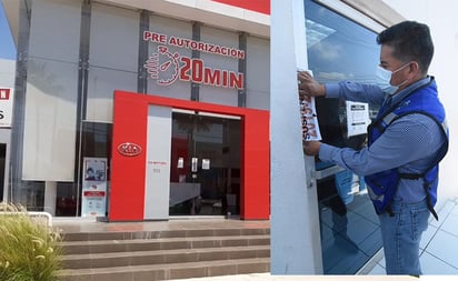 Clausuran banco y agencia automotriz en Monclova