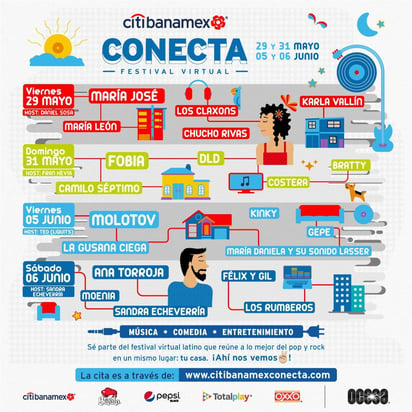 Ocesa ofrecerá festival virtual gratuito; checa aquí el lineup