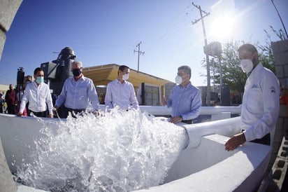 Entrega MARS 19 mdp por inversión de pozo  de agua en Torreón