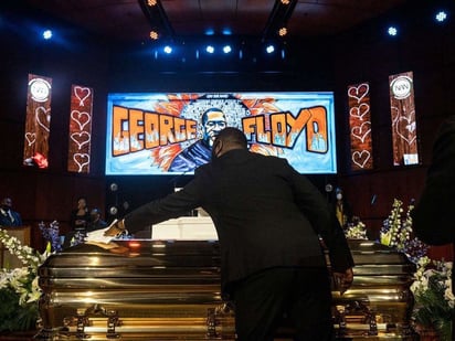 Así iniciaron los funerales de George Floyd