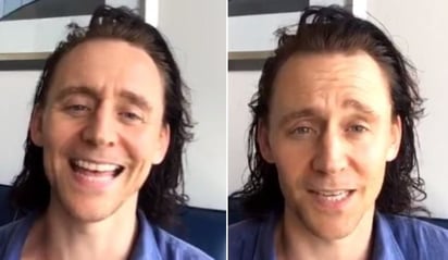 Tom Hiddleston o Loki? El actor alegra el día con su nuevo look