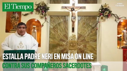 Estalla Padre contra sacerdotes (Video)