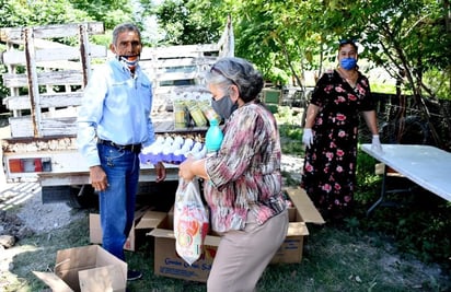 Han donado 18 mil apoyos alimentarios 