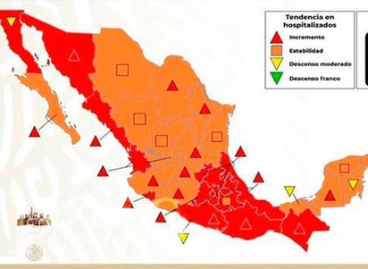 Apertura parcial en CDMX; la mitad del país, en naranja