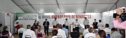 Inauguran el hospital  móvil ‘Amparo Pape’ 