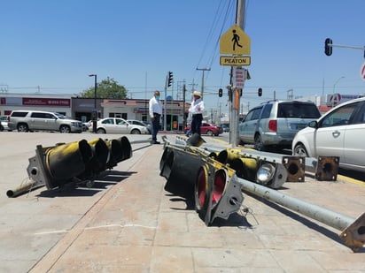 Carcajes de semáforos serán donados a San Buena