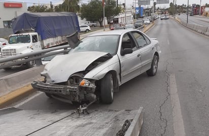 Fuerte accidente en el puente