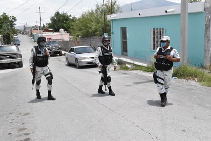 Recorre calles la  Guardia Nacional 