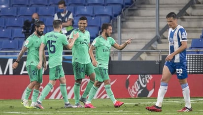 Real Madrid vence a Espanyol por la mínima