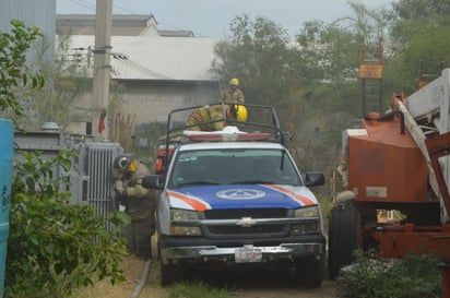 Casi incendia chatarrera