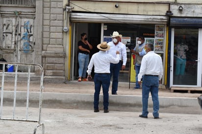 Recorre ‘Lencho’ obra de embanquetado