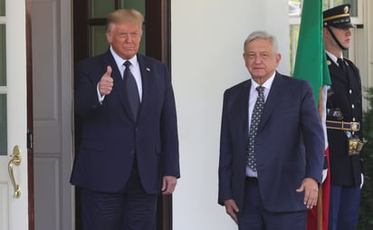 Destacan AMLO y Trump puesta en marcha del T-MEC