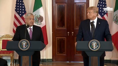 Fallaron los pronósticos, no nos peleamos, somos amigos: AMLO a Donald Trump