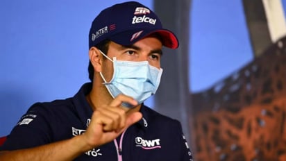 Checo Pérez marcó el mejor tiempo