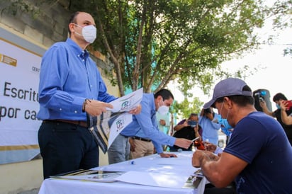 Siguen módulos  de escrituración  casa por casa