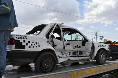 Fuerte accidente en Las Torres