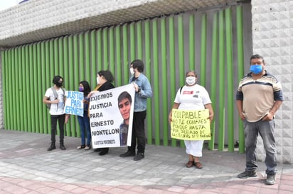 Justicia para Ernesto exigen los familiares