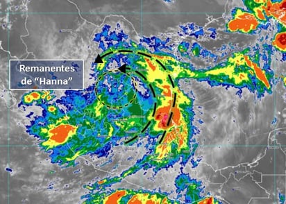 'Hanna' se debilita  a Baja Presión Remanente