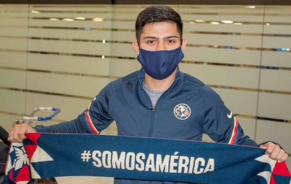 Sergio Díaz, refuerzo del América, llega a la Ciudad de México