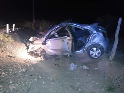 Muere joven en volcadura; dos más resultaron heridos: El fatal accidente ocurrió en el camino al ejido Puente Negro