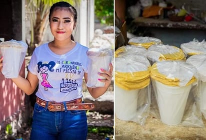 'En vez de fiesta, quiero ayudar'; joven apoya a los afectados por COVID-19: Usa el dinero de su quinceañera para comprar comida y regalarla