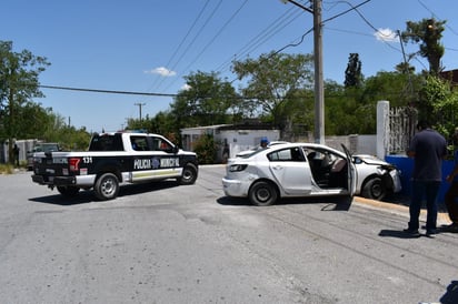 Resulta lesionado en fuerte accidente en Monclova