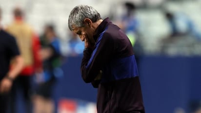 Quique Setién es despedido del Barcelona