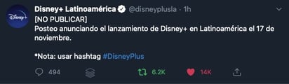 Disney+ confirmó por error fecha de lanzamiento exacta para Latinoamérica : Se acerca Disney+