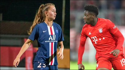 La novia de Alphonso Davies juega en el PSG