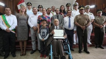 Muere a los 103 años Jorge Sanjinez, héroe peruano de Segunda Guerra Mundial