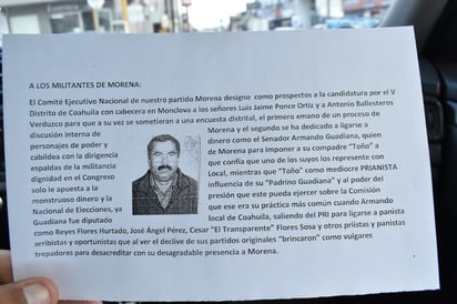 Rechazan  candidatura  de Antonio  Ballesteros 