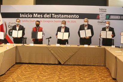 Da inicio Coahuila a la campaña ‘Septiembre, mes del Testamento’