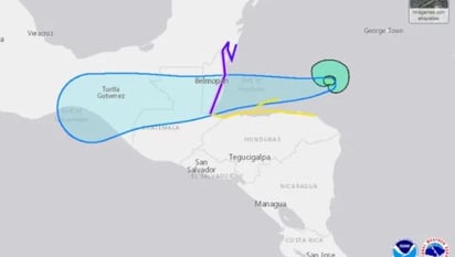 Nana se puede convertir en huracán cuado llegue hoy a Belice