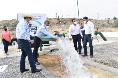 Inaugura MARS el pozo de agua  'cieneguillas” en Monclova 