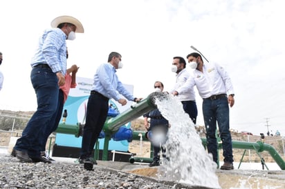 Abastecen con mayor  agua tras inauguración  del pozo ‘Cieneguillas’