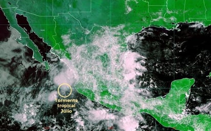 Tormenta tropical 'Julio' provoca fuertes lluvias en 3 estados