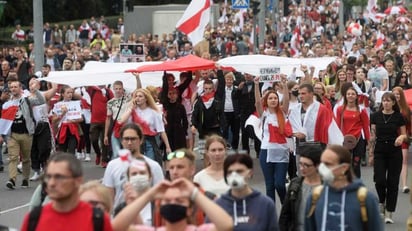 Más de 600 detenidos en protestas en Bielorrusia, entre ellos periodistas