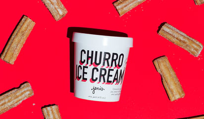 ¿Has probado el helado sabor churro?