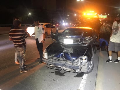 Fuerte accidente en el puente